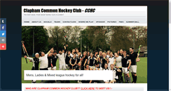 Desktop Screenshot of claphamhockey.com